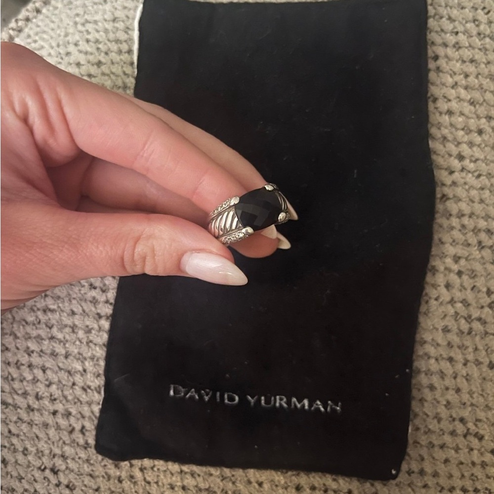 David Yurman Black Onyx Ring